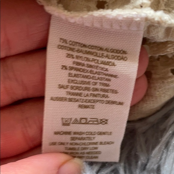 Free People Cream Woven Top - Picture 3 of 7